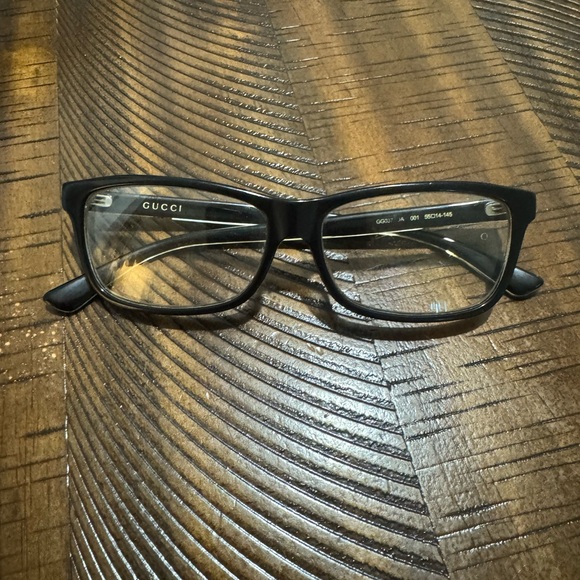 Gucci Classic Black Men's Glasses - Picture 1 of 5